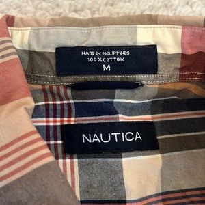 Men’s Nautica, long sleeve plaid